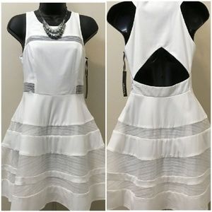 NWOT Lulu's White Dress - Back CutOut